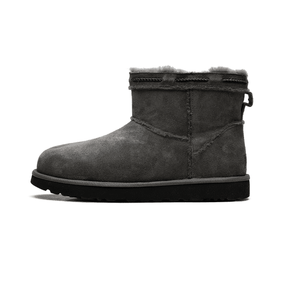 UGG WOMENS Classic Mini Shearling Braid Womens "Charcoal" 1166751 CHRC 1166751 CHRC from Stadium Goods