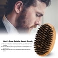 thumbnail image 6 of Boar Bristle Beard Brush, Wooden Handle Mustache and Beard Grooming Brush, TIKA, 6 of 6
