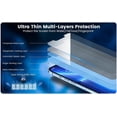thumbnail image 4 of Screen Protector Compatible with iPhone 13/13 Pro 6.1 inch, Tempered Glass, 2 Pack，lens protective film, 4 of 5