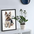 thumbnail image 5 of Lotusprinthandmade Personalized Name Yorkshire Terrier Gift for Dogs and Dog Lovers Watercolor style Canvas 1.5in 12" x 8", 5 of 5