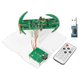 thumbnail image 5 of Kit de LED giratorio esférico de doble eje con pantalla de reloj a color, control remoto, microcontrolador, kit electrónico DIY con descargador., 5 of 5