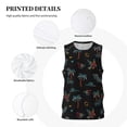 thumbnail image 3 of Pofeuu Hawaiian Style Print Basketball Jersey, Shirts for Men Youth Basketball Jersey Crew Neck-Large, 3 of 6
