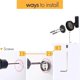thumbnail image 5 of 2 Pcs Bathroom Towel Hook,Screw in Metal Coat Hook Matte Black Robe Hook Stainless Steel Heavy Duty Door Hanger (34103H), 5 of 5