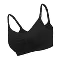 thumbnail image 3 of Sujetador de lactancia Mujer Embarazo Postparto Ropa interior Sujetador sin costuras, Negro, XL Inevent AP001133-06, 3 of 7