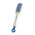 thumbnail image 1 of Fiudx Cepillo Retráctil para El Cabello, Peine Autolimpiable, Cepillo Masajeador para Alisar El Cabello, Material Tpee, Tamaño Portátil, Herramienta para El Cuidado Del Cabello, para Todo Tipo de Cab, 1 of 3