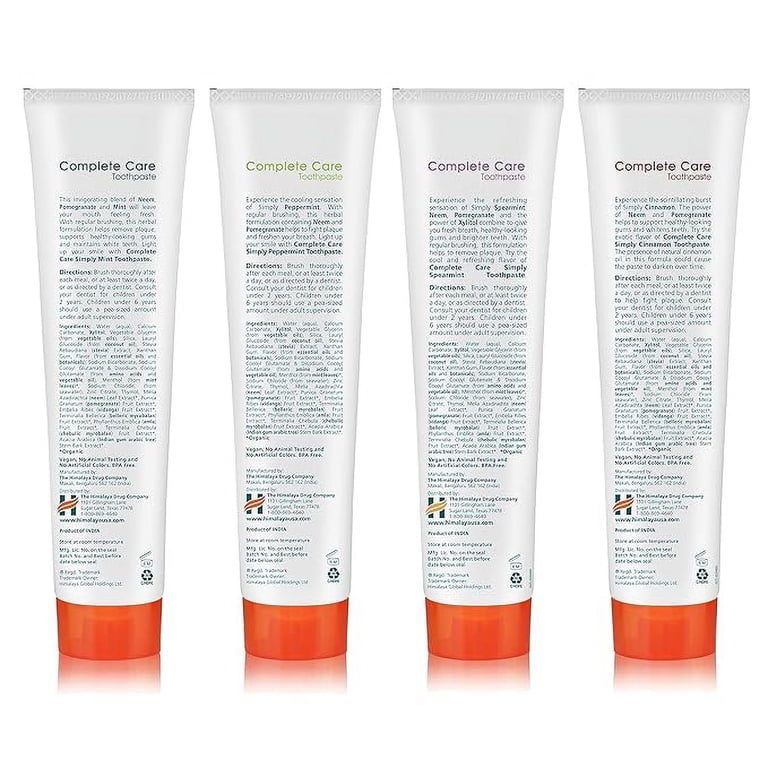 ☆Himalaya☆人気商品セット☆ Himalaya Complete Care Toothpaste Variety Pack with Neem Xylitol