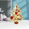 thumbnail image 4 of Abbracc Christmas Tree with LED Lights Christmas Decoration Mini Desktop Decoration Tree Garnet, 4 of 7