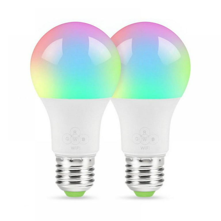 WiFi RGB Smart LED Light Bulb for Apps by iOS Android  Alexa