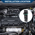 thumbnail image 2 of No.13627566989 Sensor MAF del automóvil Sensor de flujo de aire masivo para BMW Serie 1 Serie 3 E81-E88 E90-E93, 2 of 6