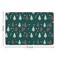 thumbnail image 5 of Dark Green Christmas Tree Pattern Flannel Non Slip Door Rugs,Washable Door Mats Indoor,Decorative Door Mats,Dirt-Resistant and Absorbent Doormat for Entrance,Bedroom,Kitchen,Bathroom,23.5"x16", 5 of 5