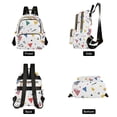 thumbnail image 4 of FORMRS Mini Backpack Purse for Women Travel Daypack Casual Shoulder Bag, Colorful Geometric, 4 of 7