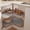 Grey, variant on Shelf Liner – 2Pcs Pie-Cut Non-Slip Waterproof Cabinet Mat, Round Thermal Protection Liner for Kitchen Turntable (Gray）