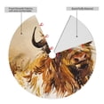 thumbnail image 2 of KLL 36" Christmas Tree Skirt Yak Xmas Tree Skirts Mat for New Year Xmas Holiday Party Indoor Outdoor Home Decoration, 2 of 7