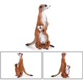 thumbnail image 3 of Meerkat Figurine, Realistic Plastic Wild Simulation Mongoose Figurine Set for Collection, Mongoose Statue Meerkat Statue, Home Decor Accessories, Pack of 3, 3 of 8