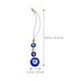 thumbnail image 3 of MasteelfCA Pendentif Clé de Voiture Perlé Porte-Clés Yeux Bleus Pendentifs Clé Décoration pour Amis, 3 of 7