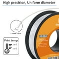 thumbnail image 4 of Geeetech 1.75mm PLA White 3D Printer Filament, 5kg Spool (11lbs), Dimensional Accuracy +/- 0.03mm（5pcs）, 4 of 8