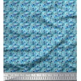 thumbnail image 1 of Soimoi Modal Satin Fabric Scientific Lab Equipments Education Theme Print Fabric by Yard 42 Inch Wide, 1 of 3