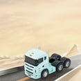 thumbnail image 4 of 1:64 Alloy Trailer Truck Model, Qiopertar Under $5 Alloy Car Model 1-64 Small Trailer Container Truck Edition Power Childrens Toy Car Model Ornament, 4 of 6