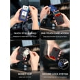 thumbnail image 6 of Wallet For Men  Slim Minimalist With Money Clip&id Window Rfid Blocking Pop-up Credit Card Holder Smart Auminum Mens Holds 9-13 Cards (gift Box) (carbon Fiber & Blue), 6 of 9
