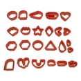 thumbnail image 2 of Cortadores de aretes de arcilla polimérica Jadeshay 24 piezas, 2 of 14