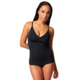 thumbnail image 3 of SKINY Top de tirantes para mujer – Sensation, top, escote en V, relleno, microfibra Negro M (Medium), 3 of 5