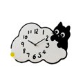 thumbnail image 1 of Lindo reloj de pared de gato, adorable reloj analógico, moderno, creativo, colgante decorativo para 30 cm, 1 of 7