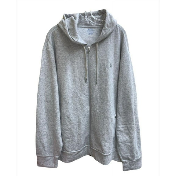Polo Ralph Lauren GREY HEATHER Men's Cotton Blend Hoodie, US 2X-Large