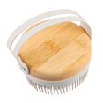 thumbnail image 3 of Baby Bath Brush Silicone Grey for Bath Ergonomic Design Gentle Scalp Massager 1pc, 3 of 3