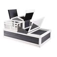 thumbnail image 6 of Tortoise Habitat Wooden Tortoise House Indoor/Outdoor 3-Room 44x25.6x24in, 6 of 6