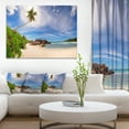 thumbnail image 1 of Beautiful Beach at La Digue Seychelles - Large Seashore Canvas Print, 1 of 3