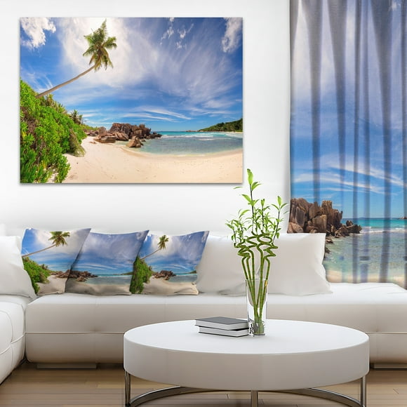 Beautiful Beach at La Digue Seychelles