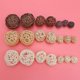 thumbnail image 2 of 18pcs Sepaktakraw Photo Props Natural Plants Are Hand-Woven Rattan Sepaktakraw Ornaments for Party Gathering Home (White, Natural, Coffee Color 3cm, e, 2 of 4