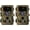 Brownx2, variant on 1-Pack 64MP Trail Cameras with 1296P HD Video, Night Vision No Glow, 0.1S Motion Activation, IP66 Waterproof - Ideal for Outdoor Wildlife Hunting & Home Security Surveillance-Brown