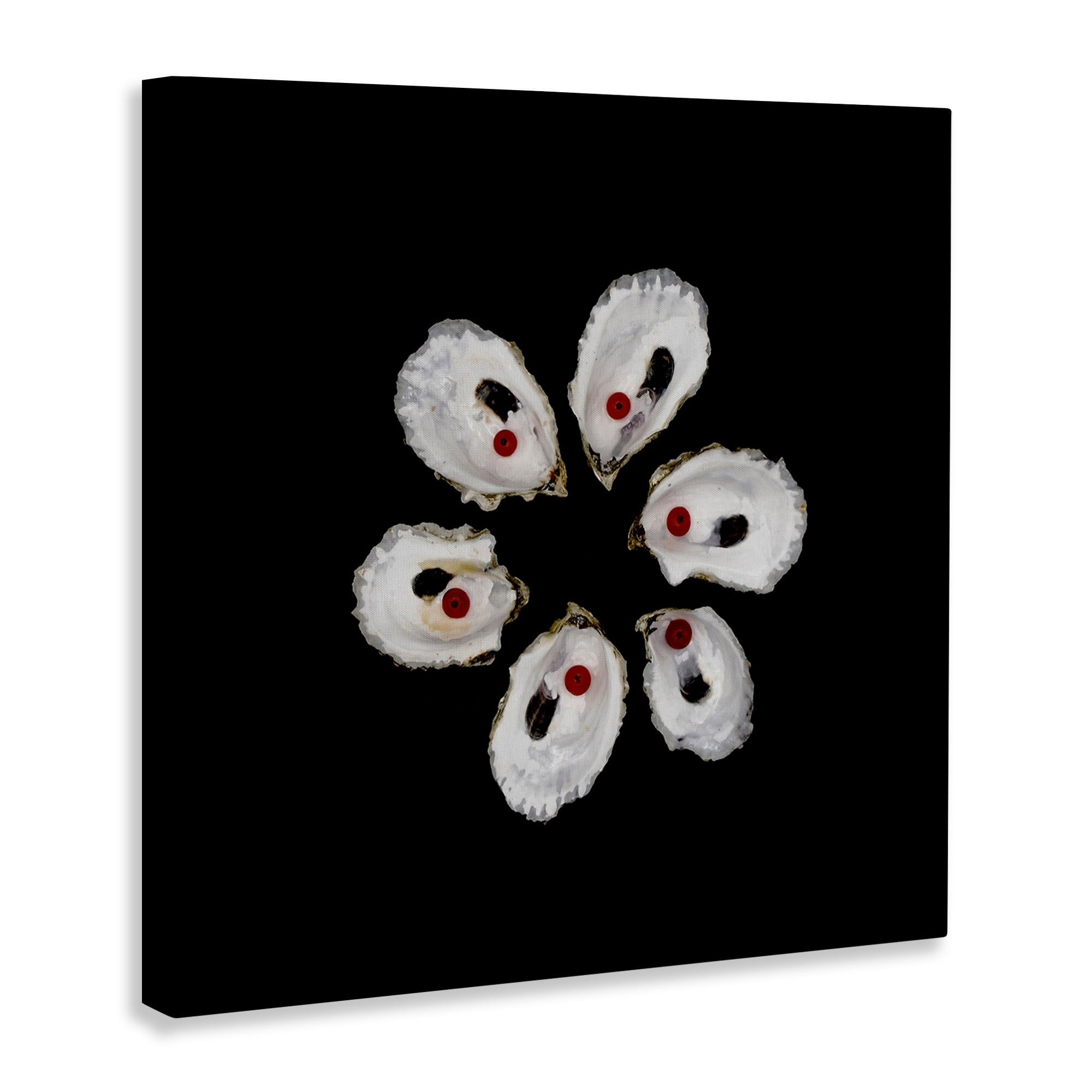 Stupell Industries Oyster Shells Symmetry Canvas Wall Art, design by Beth Adoette
