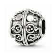 thumbnail image 1 of 925 Sterling Silver Reflections Decorative Bali Bead; for Adults and Teens; for Women and Men, 1 of 1