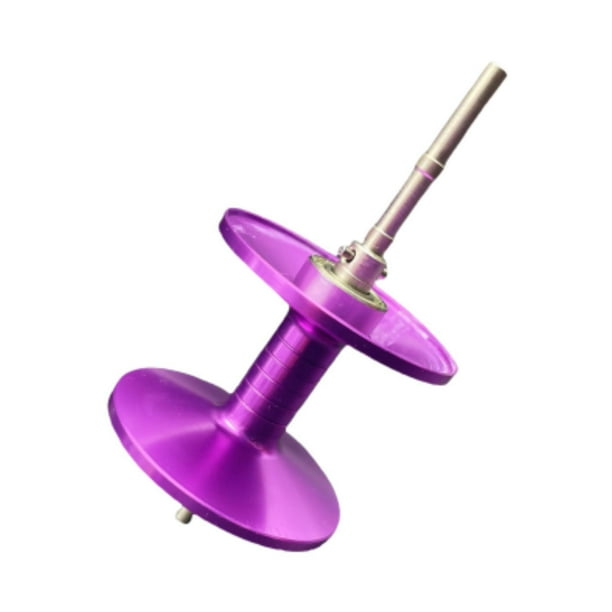 Carrete de pesca de profundidad de aluminio, reajuste de bricolaje, rodamiento de carrete, carrete para cc80 CR80 Violeta