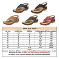 thumbnail image 4 of Sandalias ortopédicas cómodas para mujer, sandalias tipo tanga, sandalias planas informales para la playa, 4 of 4