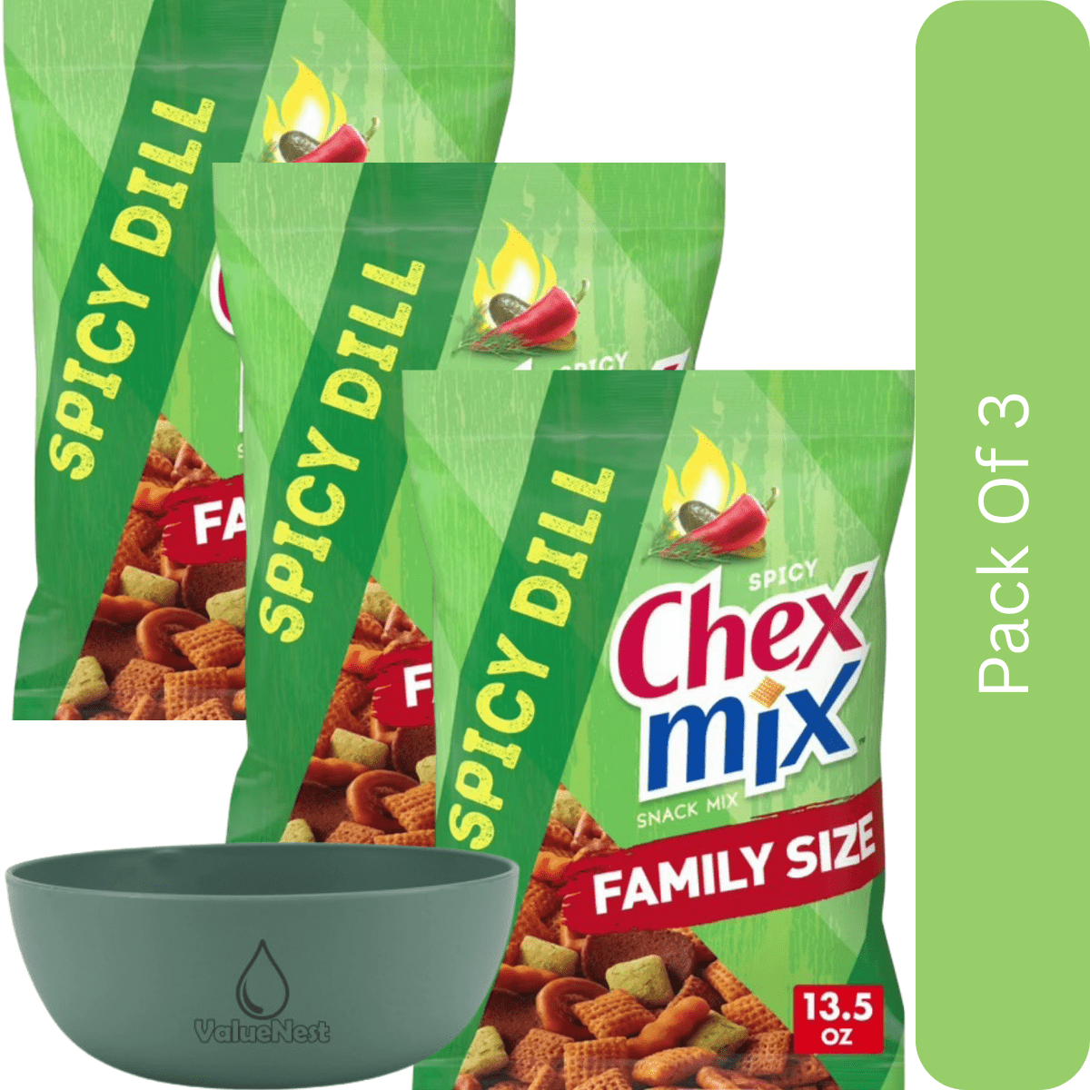 Japanese Party Mix ~ 2x18 ounce ~ 360 Snack Happy Days ~ pack of 2