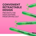 thumbnail image 2 of Sharpie Retractable Highlighters, Chisel Tip, Fluorescent Yellow, 12 Count, 2 of 5