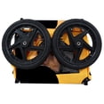 thumbnail image 4 of UPLLX Dog Bike Trailer, Foldable Pet Bicycle Cart w/ Quick Release Wheels & Safety Leash, Yellow, 4 of 7
