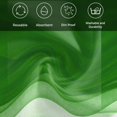 thumbnail image 6 of Cloth Napkins Set of 2 - 20x20 Inches, Ombre Green Waves Washable Reusable Table Napkins, Abstract Art Gradient Modern Soft & Absortbent Dining Napkin for Party Wedding Hotel Restaurant, 6 of 8