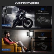 Neewer 2-Pack Bi-Color 660 LED Video Light Kit, 3200-5600K CRI96+, Dimmable, with Barndoor & 75 Stands, for Studio