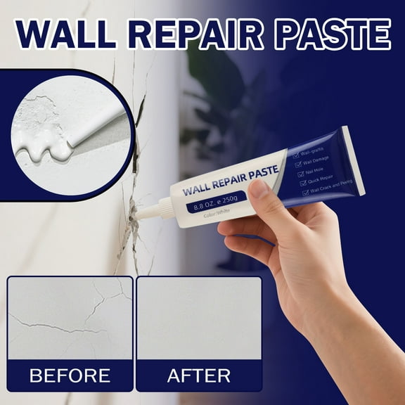 Drywall Repair, Wall Patching Paste & Spackle Wall Repair, Quick and Easy Solution to Fill Holes in Home Walls, Plaster Dent and Wood Scratch Repair