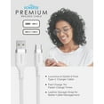 Liquipel Powertek TypeC Fast Charger Cable, 6ft USBC for Galaxy, Note
