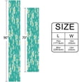 thumbnail image 3 of GZHJMY Daisy Flower Table Runner Machine Washable Polyester Table Runner Rectangle Reversible Dresser Scarves Table Decor 13 x 90 Inch, 3 of 7