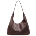 thumbnail image 2 of Bolso Mano Hombro para Mujer Color Sólido Cuero PU Gran Capacidad, 2 of 9