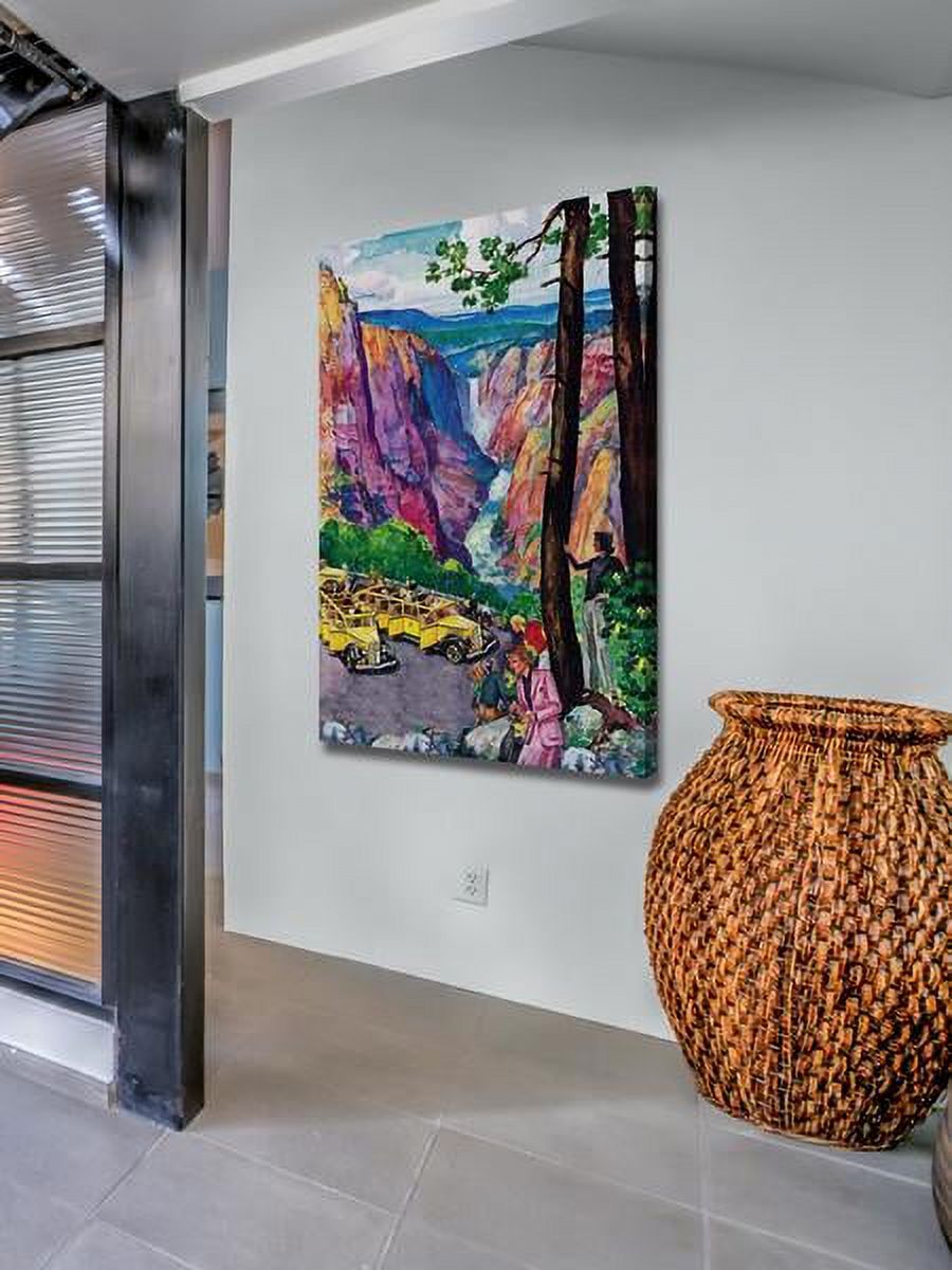 "Picturesque View" Painting Print on Wrapped Canvas