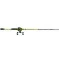 thumbnail image 2 of Lew's MACH 2 Baitcast Reel and Fishing Rod Combo, 7-Foot 3-Inch Rod, Right-Hand Retrieve, Black/Green, 2 of 3
