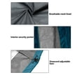 thumbnail image 5 of Womens Waterproof Rain Jacket, Lightweight Windproof for Hiking Travel Mosaic Blue 2XL, 5 of 6