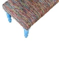 thumbnail image 6 of LR Home Nomad 47” Upholstered Accent Bench, Rainbow Striped, 6 of 13